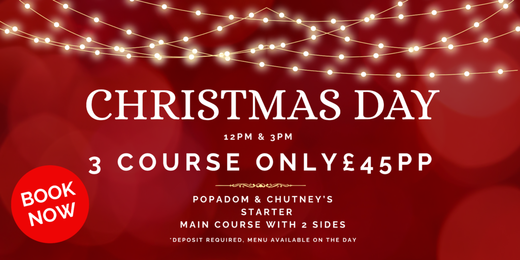 Christmas party at indian restaurant newport